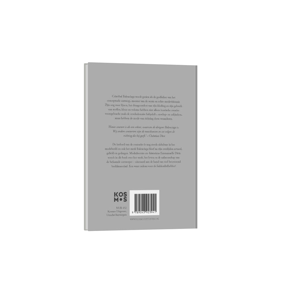 grijs tafelboek little book of balenciaga