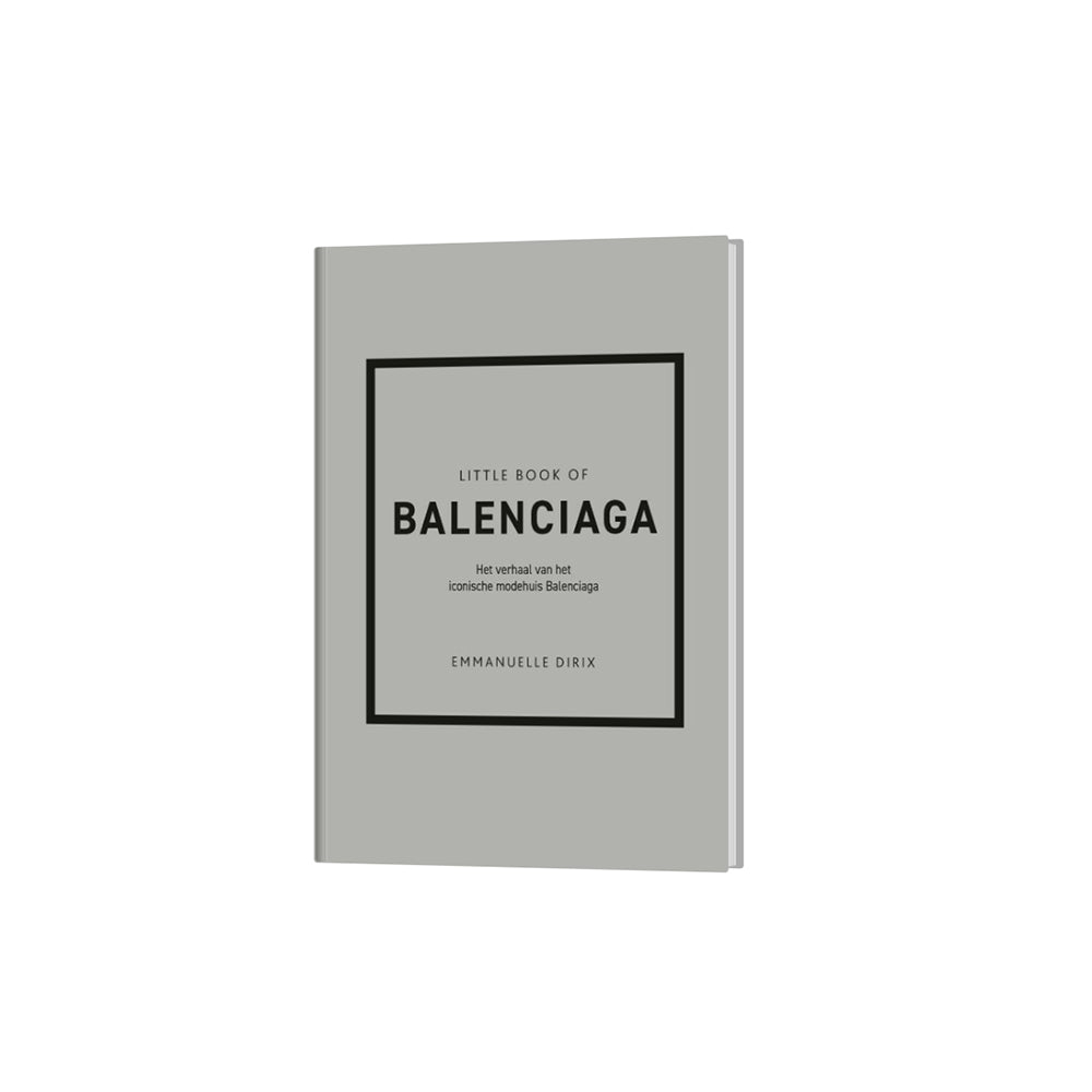 grijs tafelboek little book of balenciaga