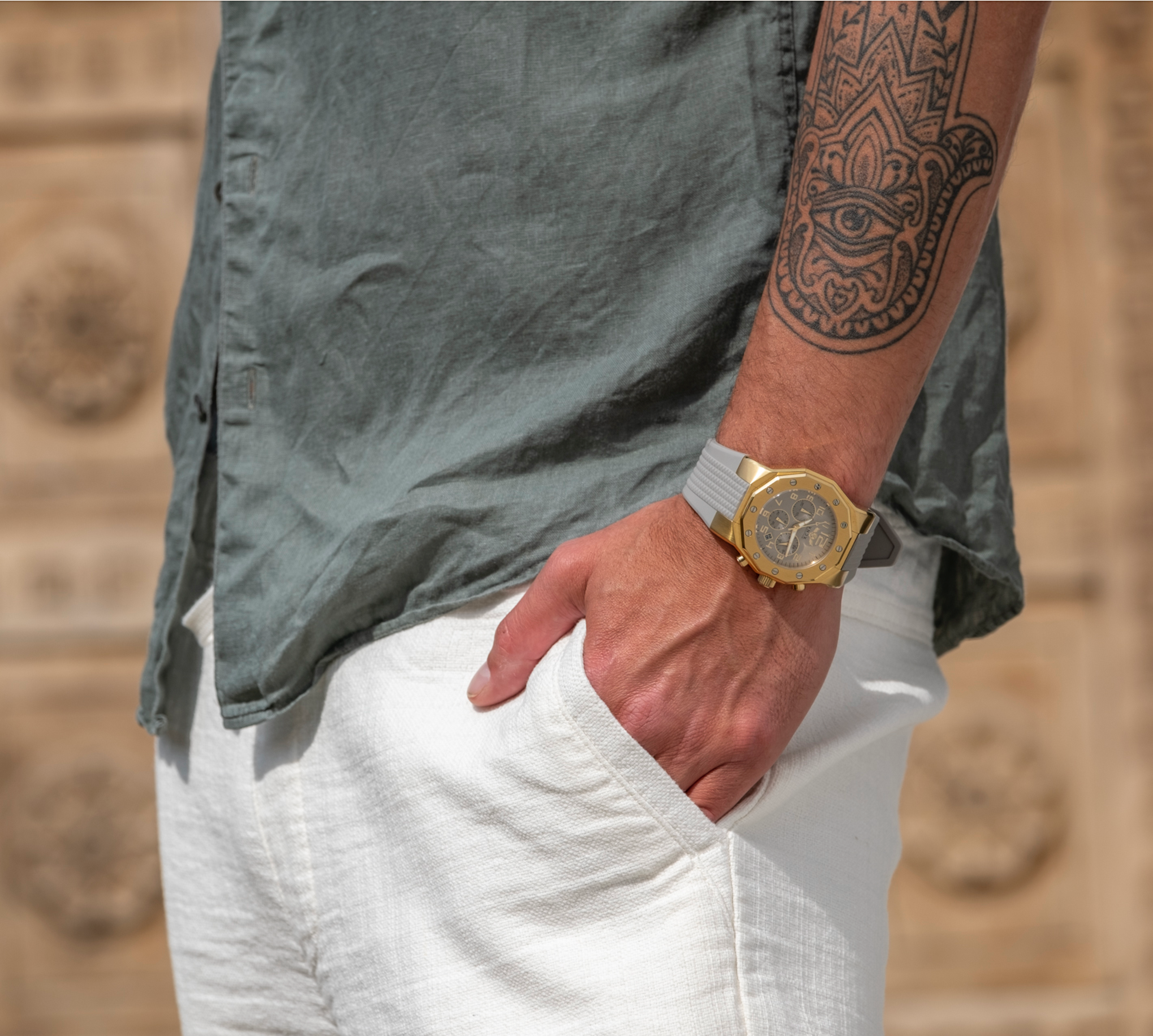 Ibiza Rebel Goud Grijs