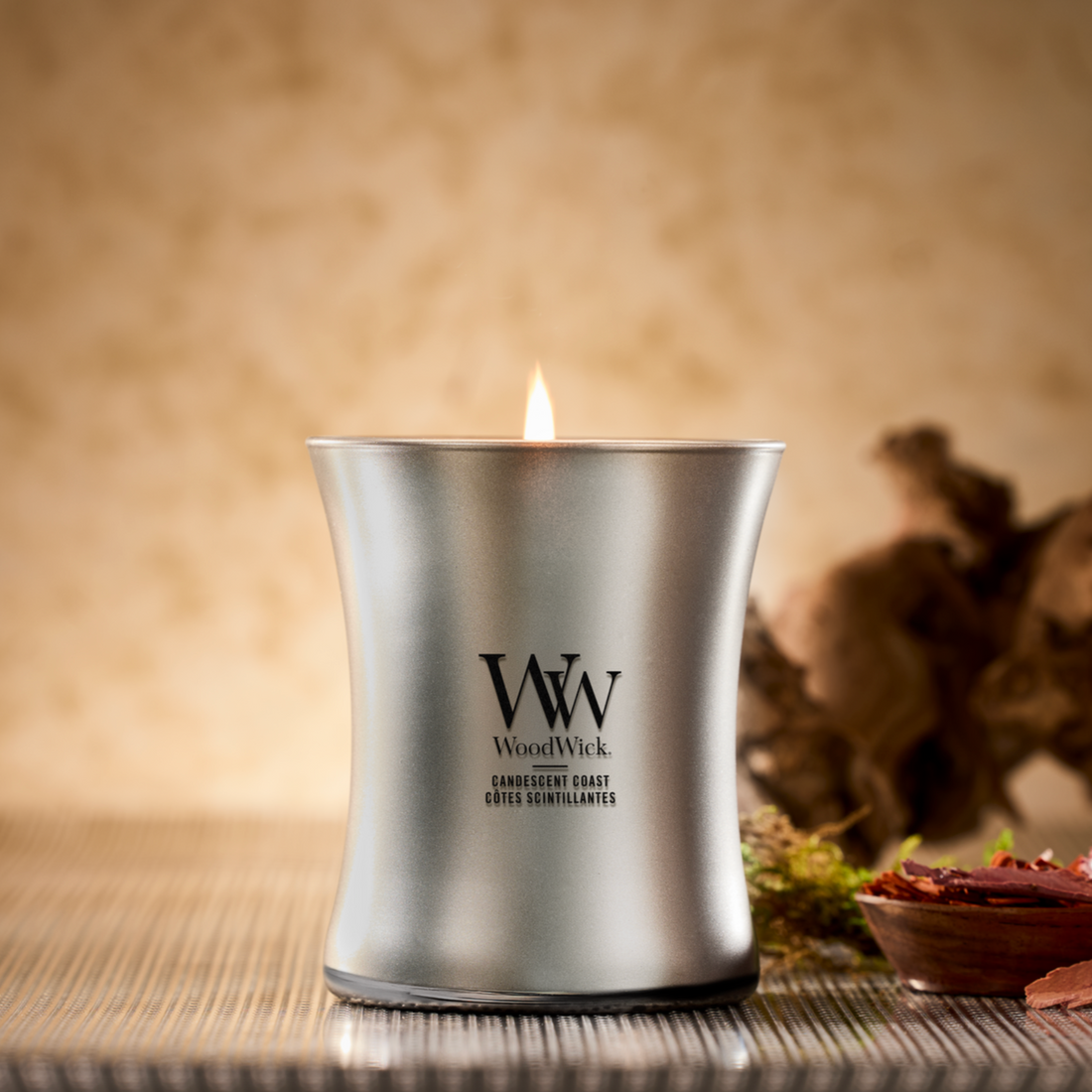 WoodWick - Precious Metals - Silver - Candescent Coast
