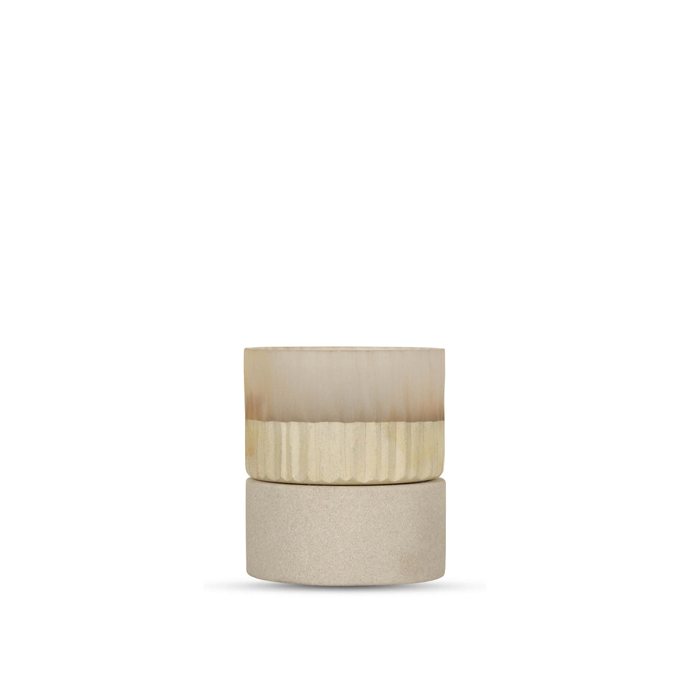Bombyxx - Windlicht - Oberina Smoke / Beige - Small
