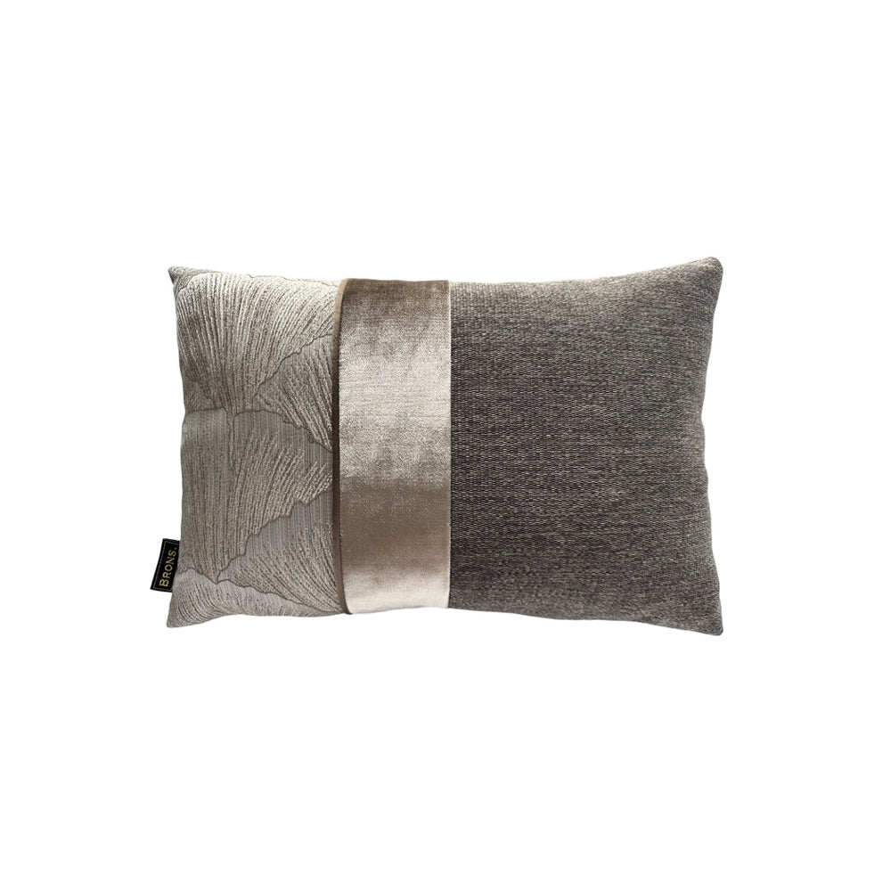 Brons Kussen - Colomia Taupe Strook