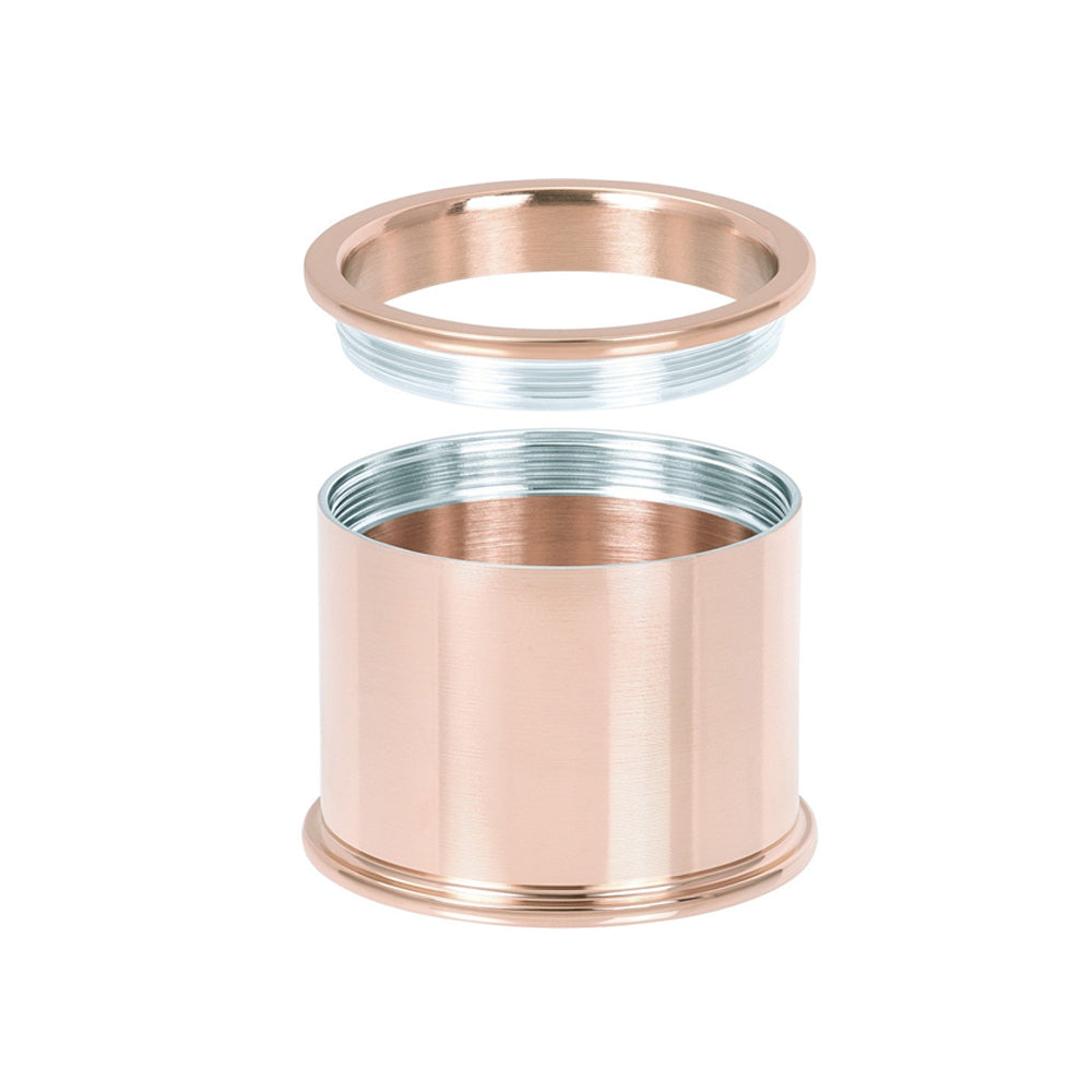 Rosékleurige IXXXI basisring voor dames in 16 mm breedte.