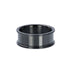 Zwarte IXXXI basisring voor dames in 8 mm breedte.