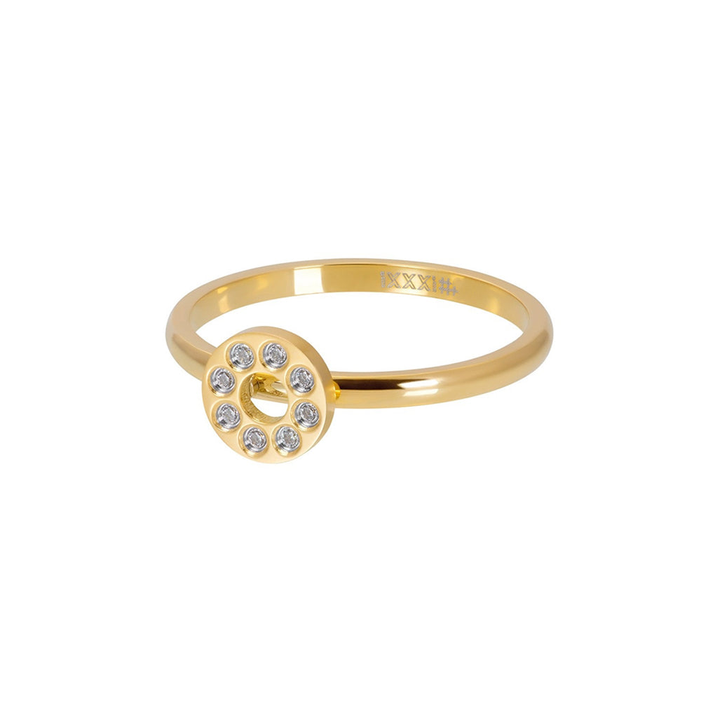 IXXXI vulring - Flat Circles Crystal Stone Gold