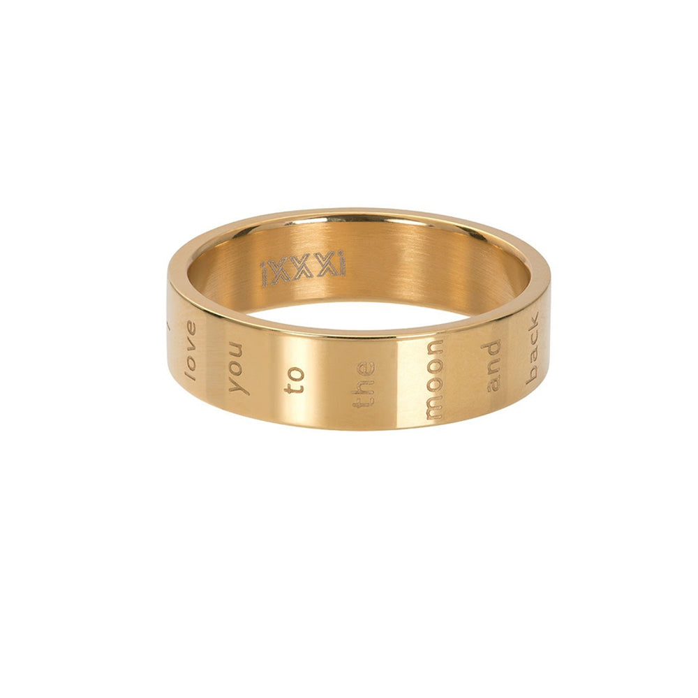 IXXXI vulring - I Love You To The Moon And Back - Goud