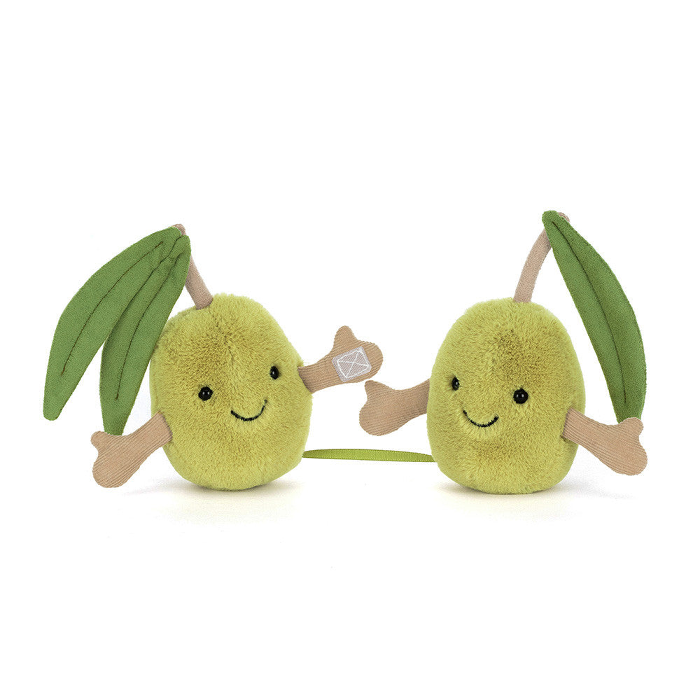 Jellycat - Knuffel - Amuseables Pair Of Olives