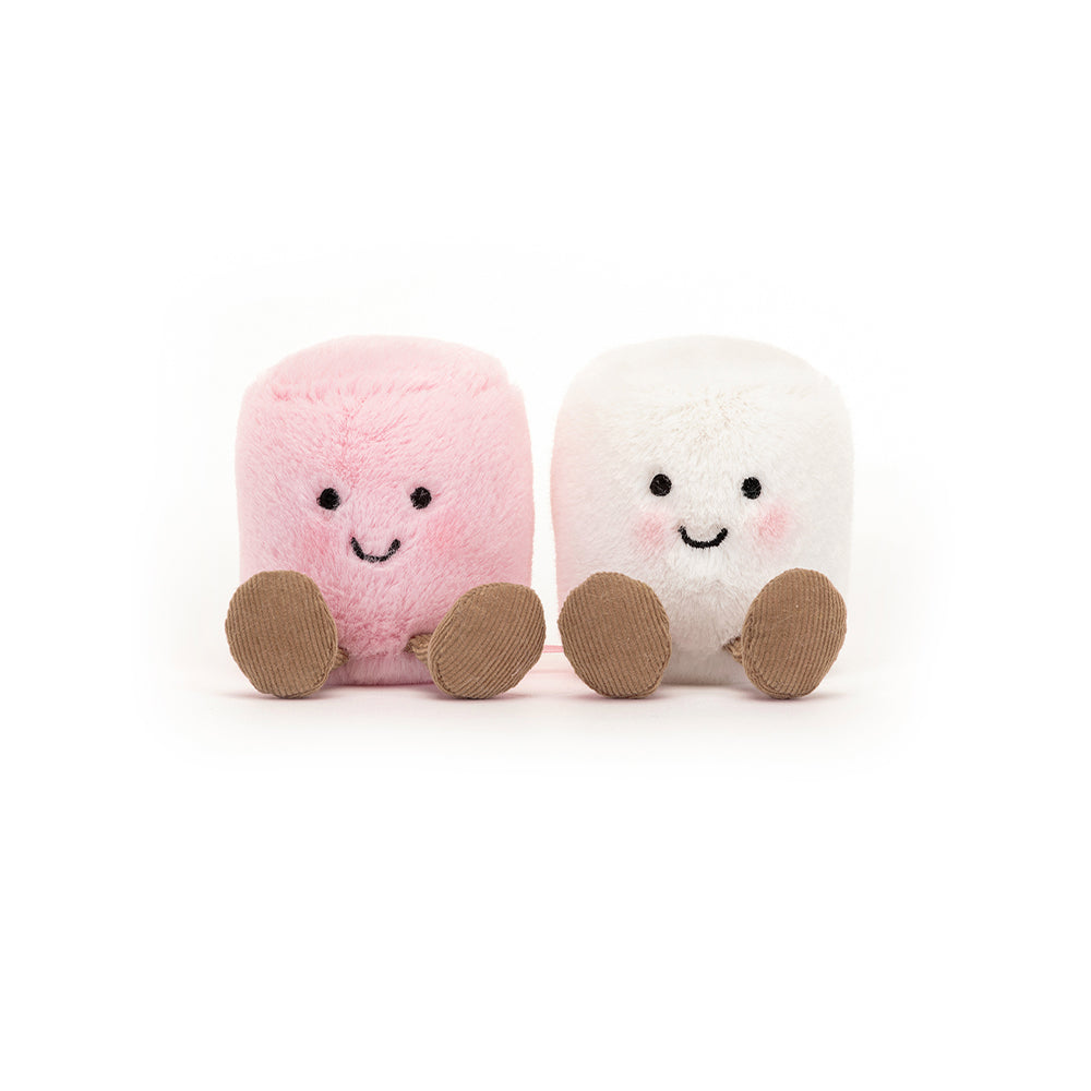 Jellycat - Knuffel - Amuseables Pink And White Marshmallows