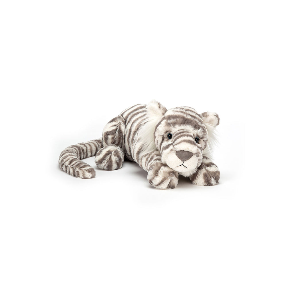 Jellycat - Knuffel - Sacha Snow Tiger Little