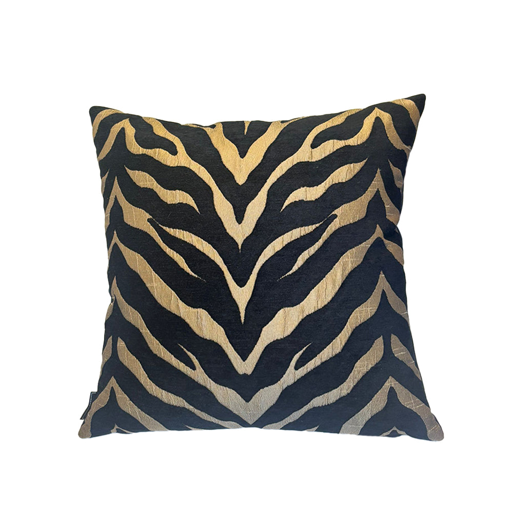 Brons Kussen - Zebra Brons