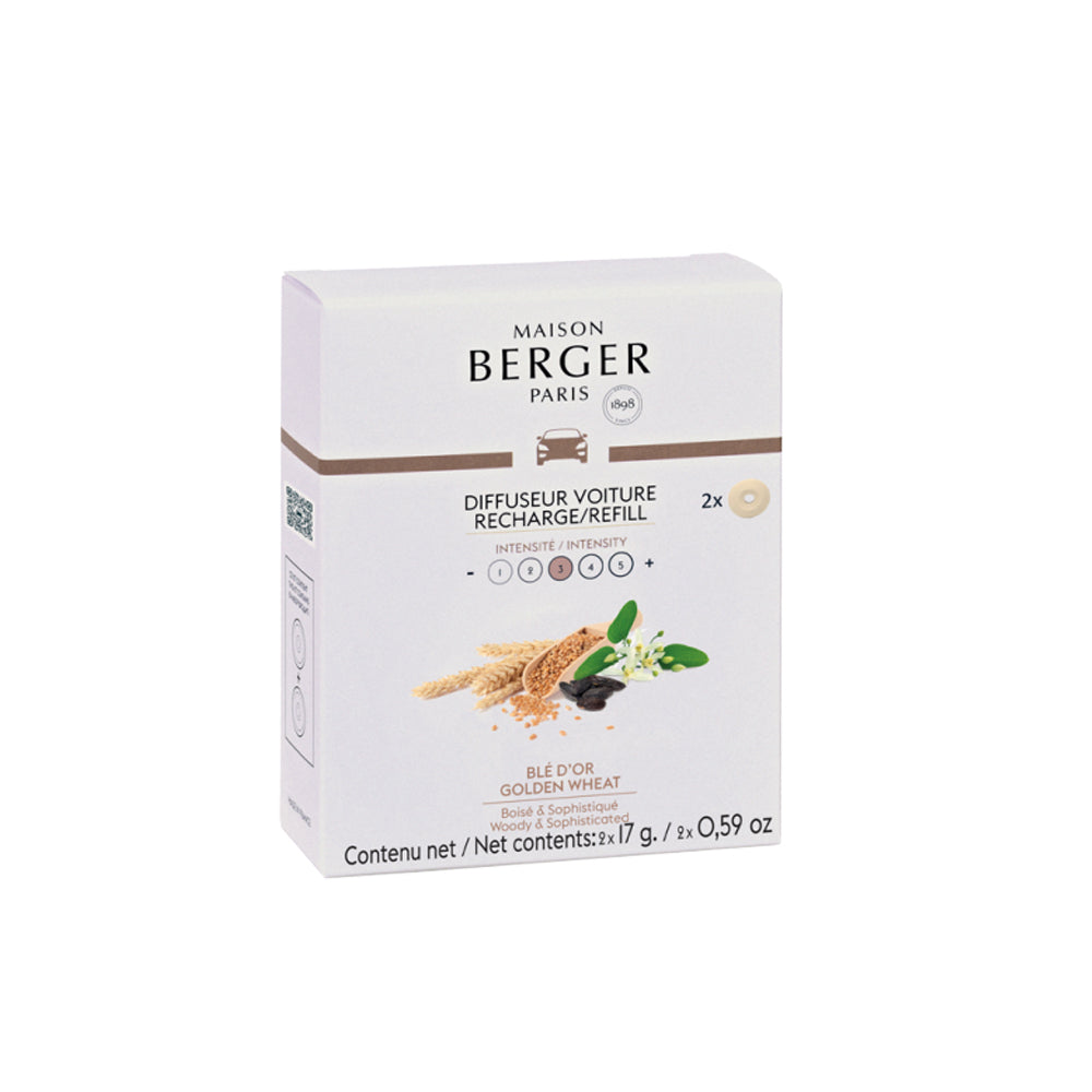 lampe berger autoparfum navulling in de geur golden wheat