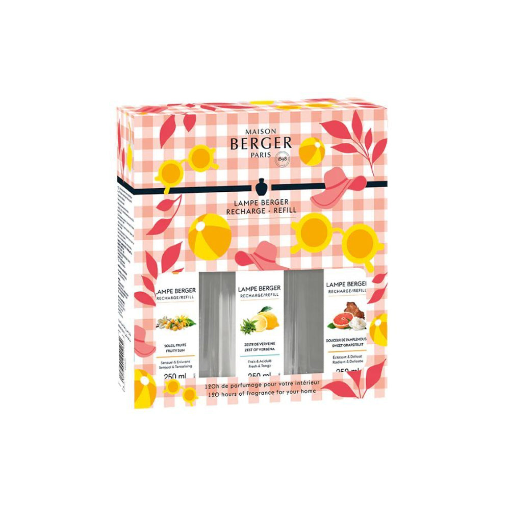 Lampe Berger Huisparfum - Triopack - Estival Summer &