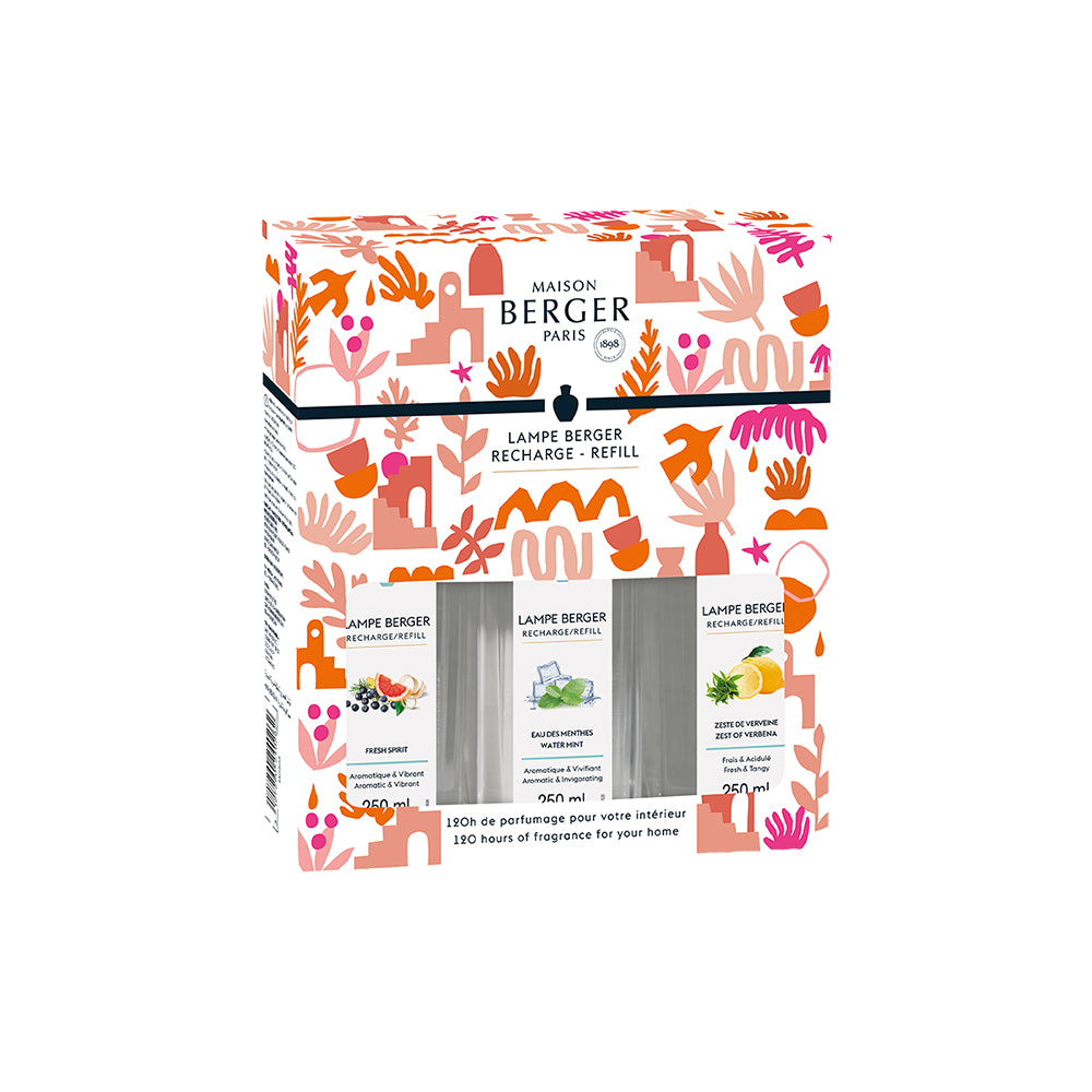 Lampe Berger Huisparfum - Triopack - Estival Summer