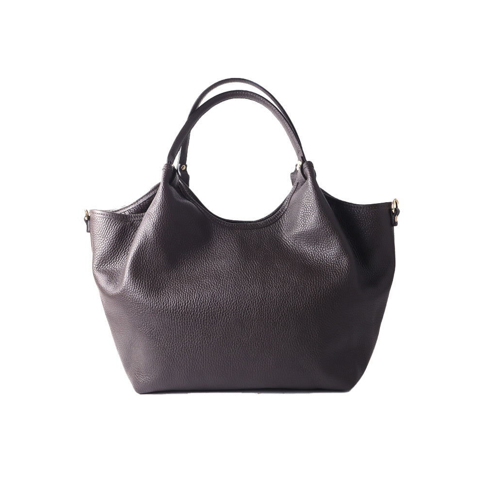 Lederen Handtas - Koffie