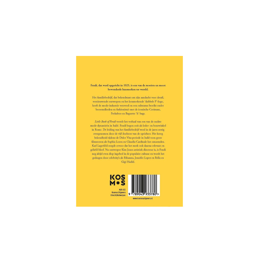 geel tafelboek little book of fendi