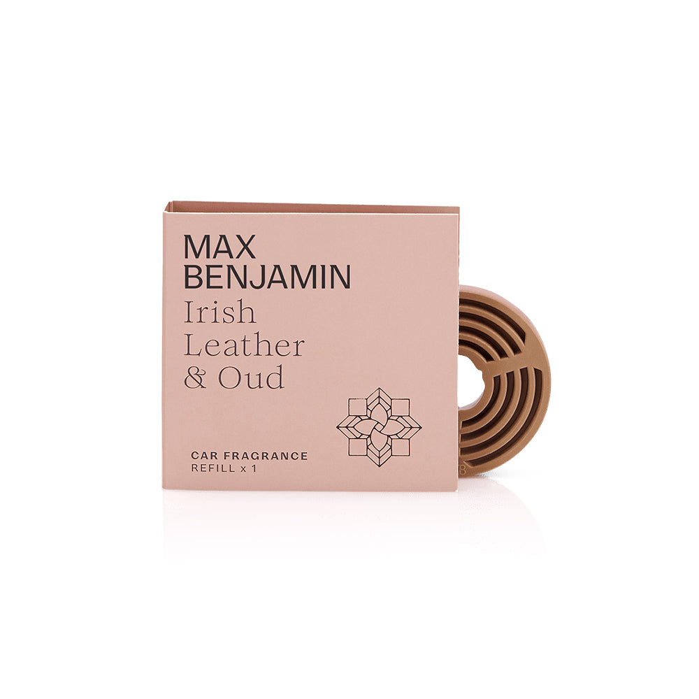 Max Benjamin - Autoparfum Navulling - Irish Leather & Oud