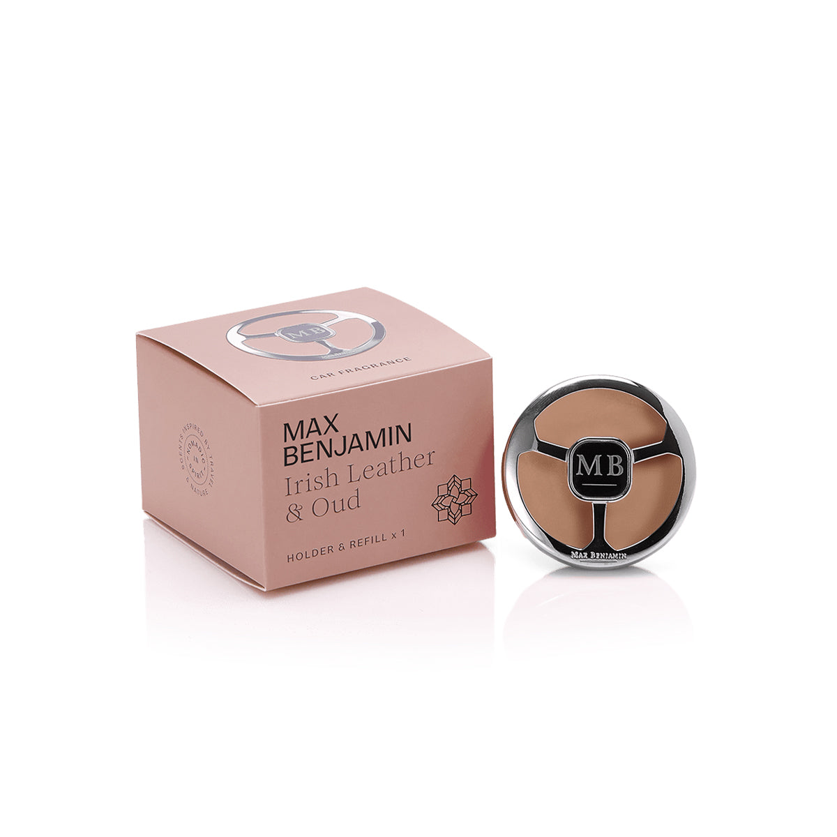 Max Benjamin - Autoparfum Set - Irish Leather & Oud