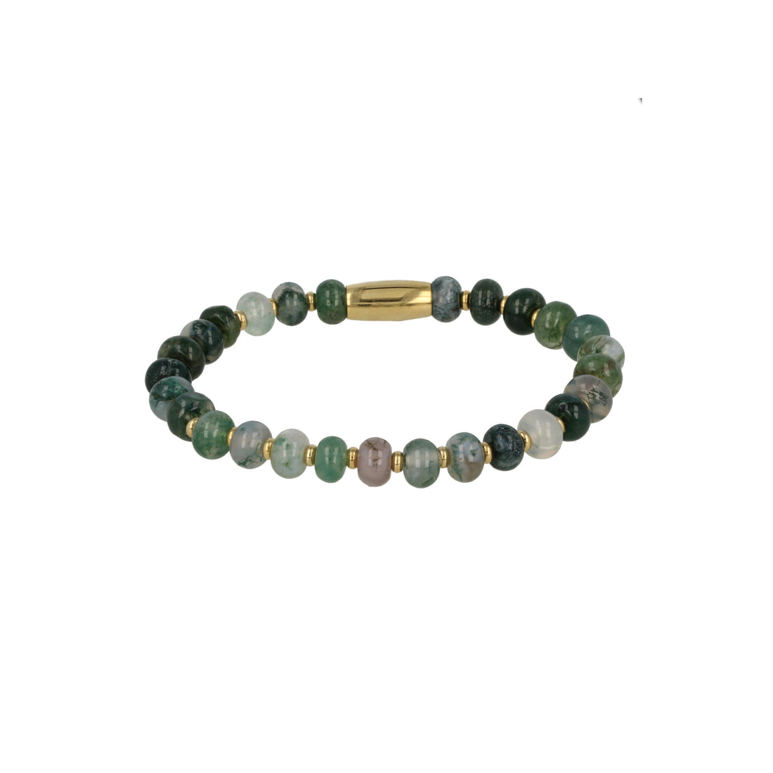 My Bendel - Moss Agate Armband