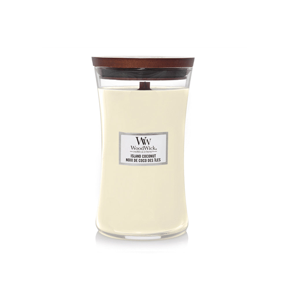 woodwick geurkaars large island coconut