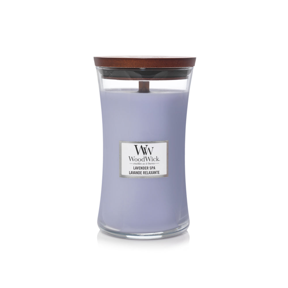 woodwick geurkaars large lavender spa