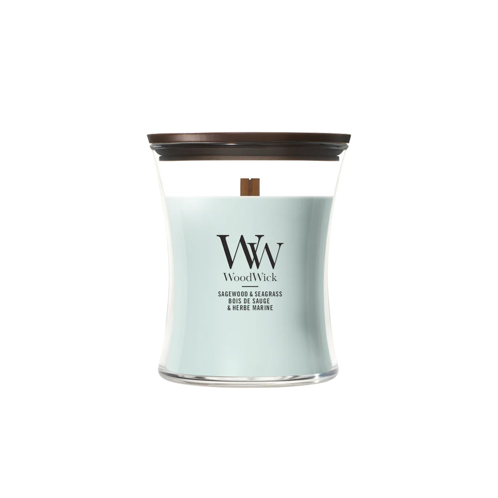 WoodWick - Sagewood & Seagrass Medium