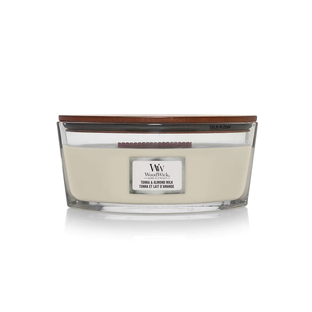 WoodWick - Tonka & Almond Milk Ellipse