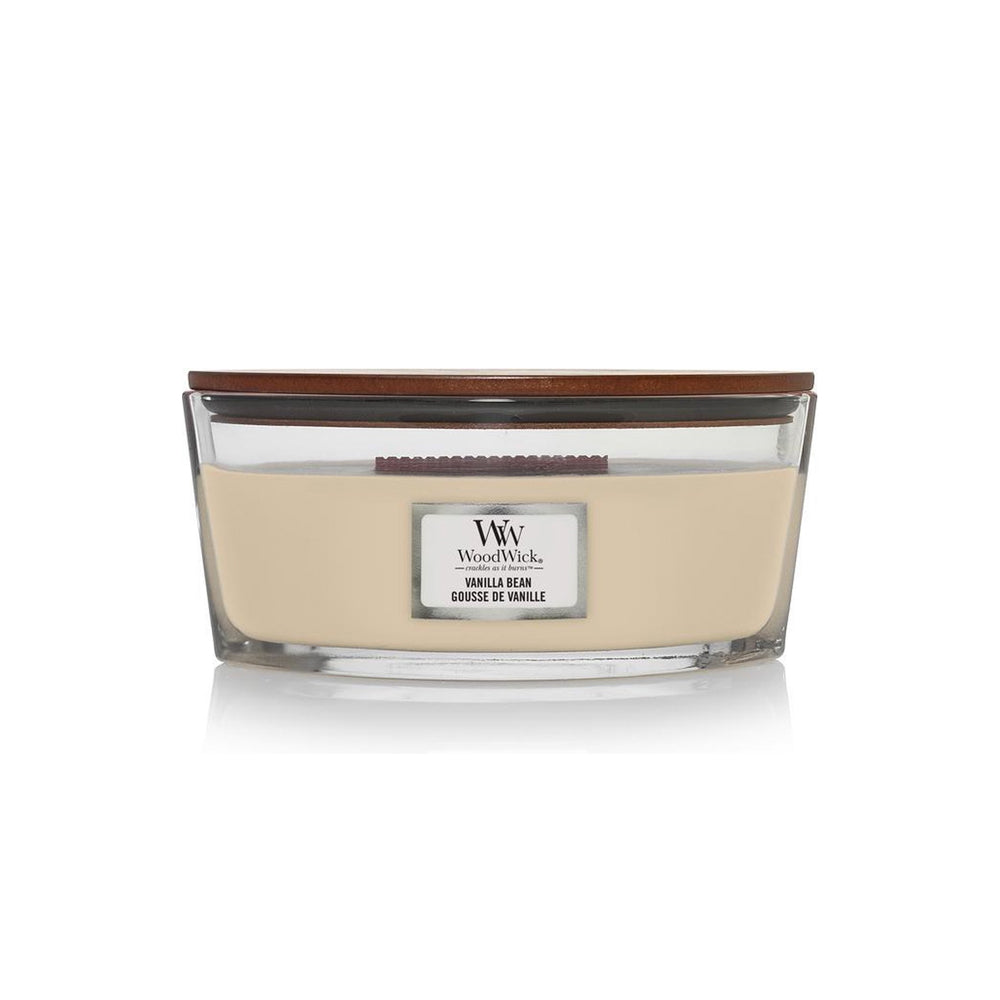woodwick geurkaars ellipse vanilla bean
