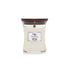woodwick geurkaars medium white teak