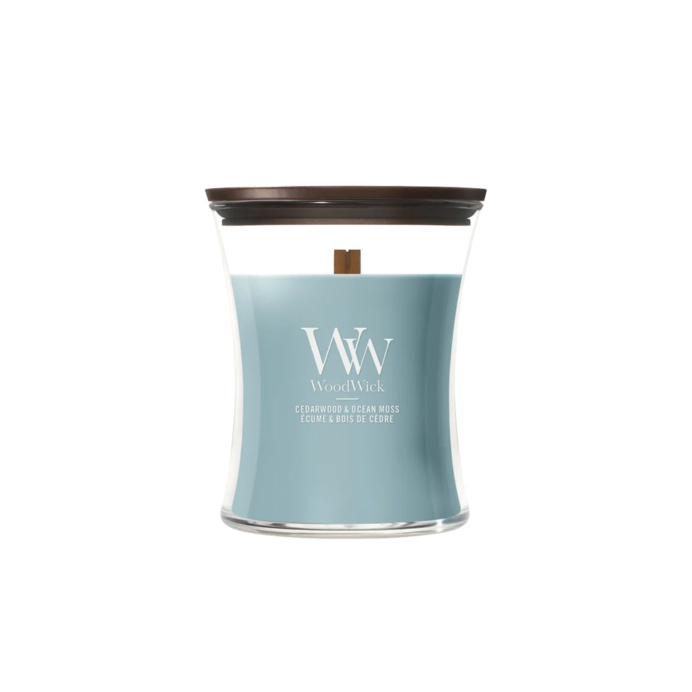 WoodWick - Cedarwood & Ocean Moss Medium