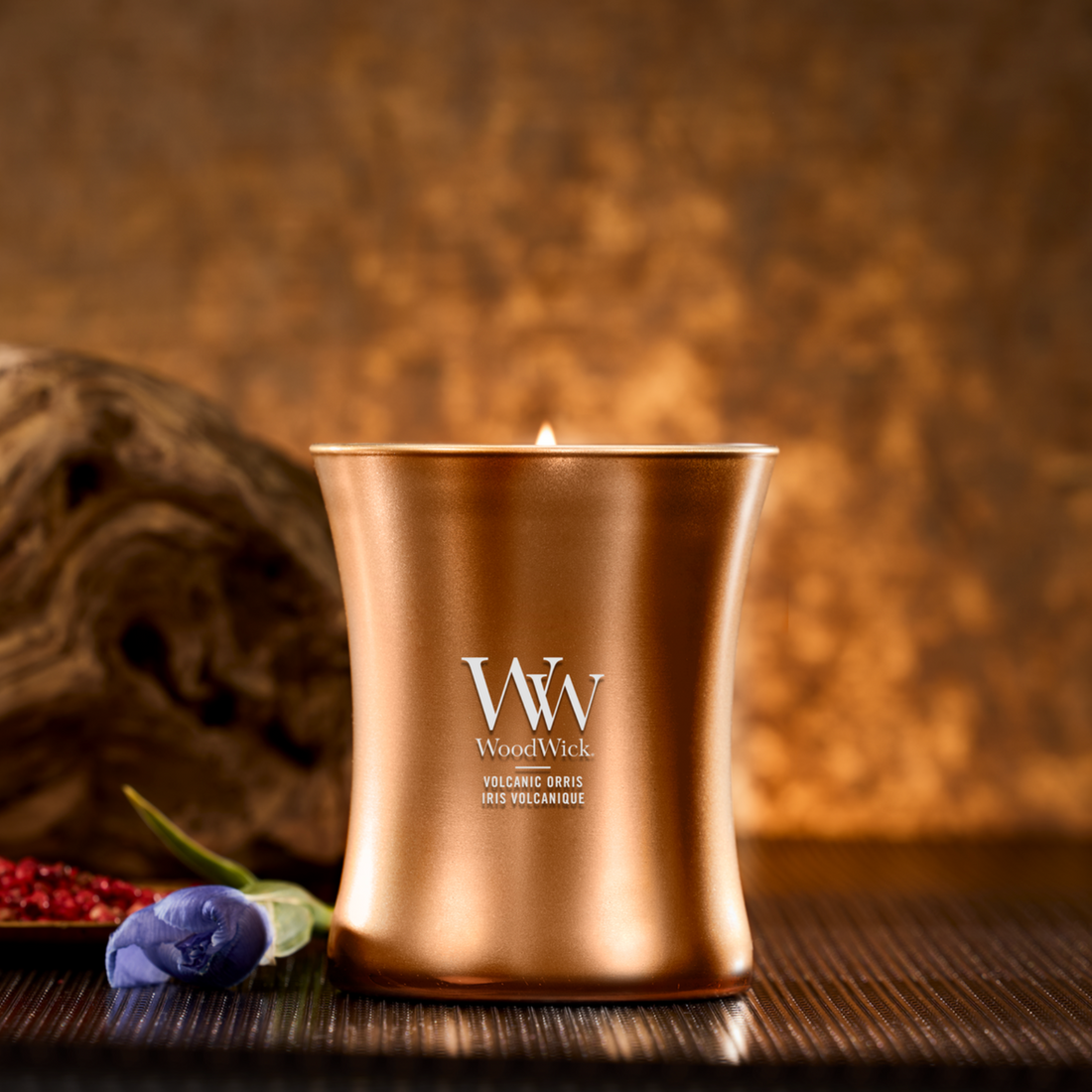 WoodWick - Precious Metals - Copper - Vulcanic Orris