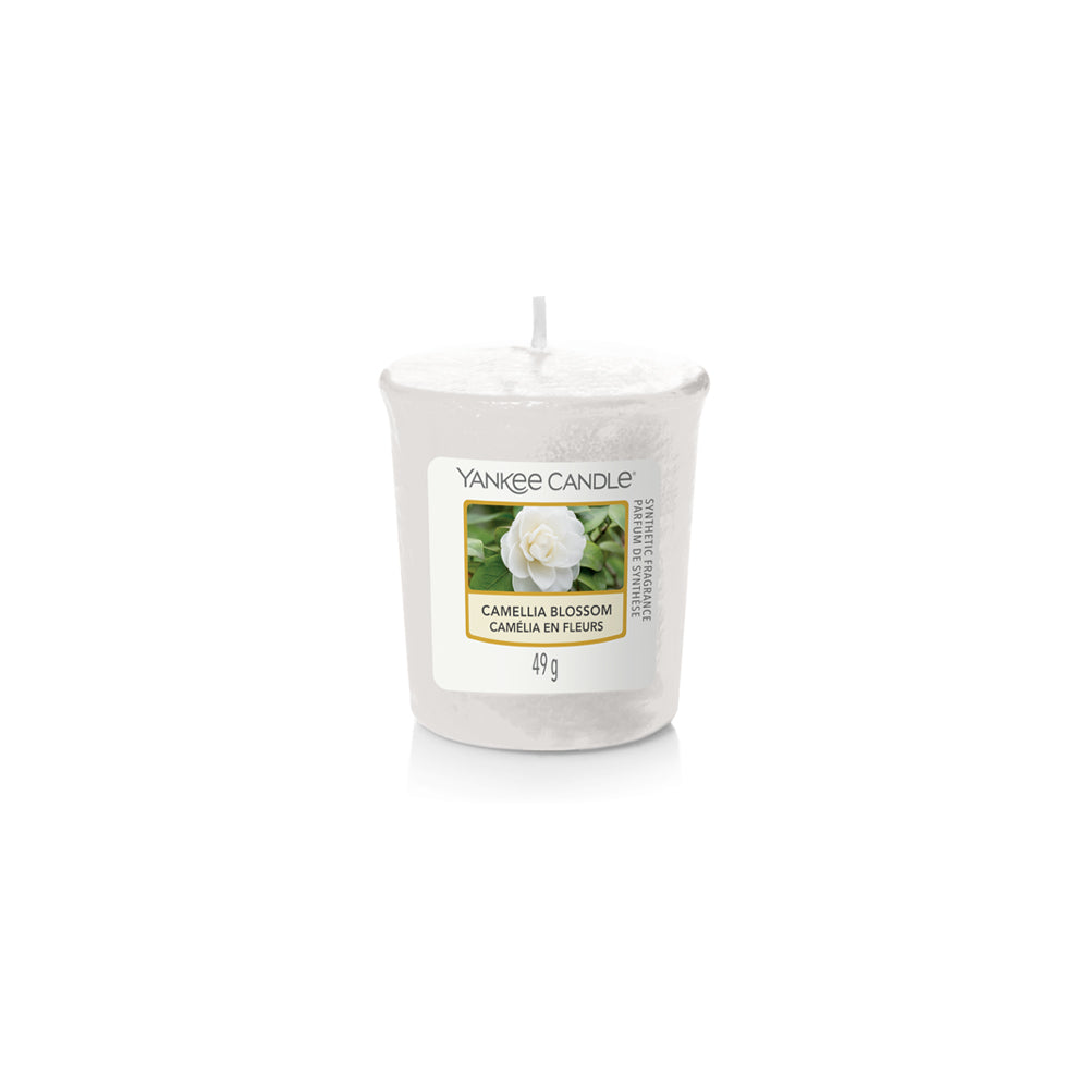 wit Yankee Candle votive geurkaarsje camellia blossom