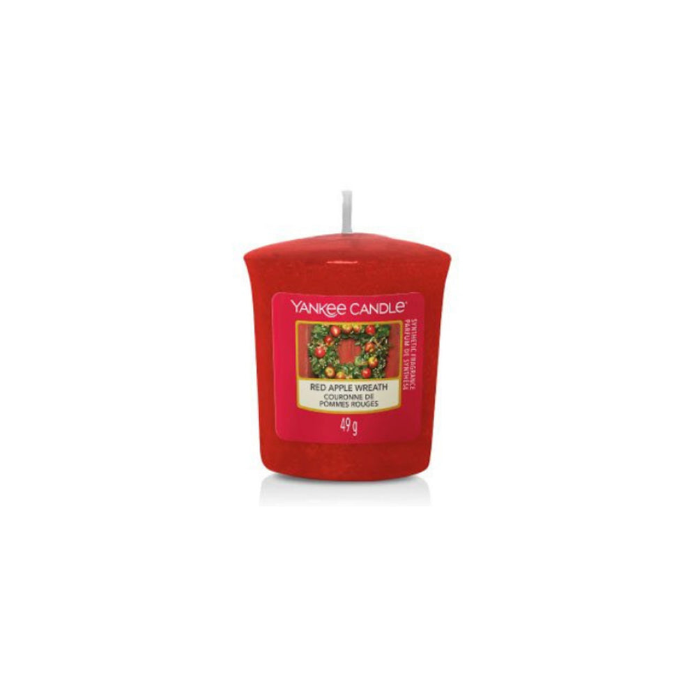 rood Yankee Candle votive geurkaarsje red apple wreath