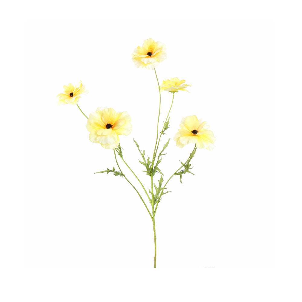 tak met gele cosmos - zijden bloemen