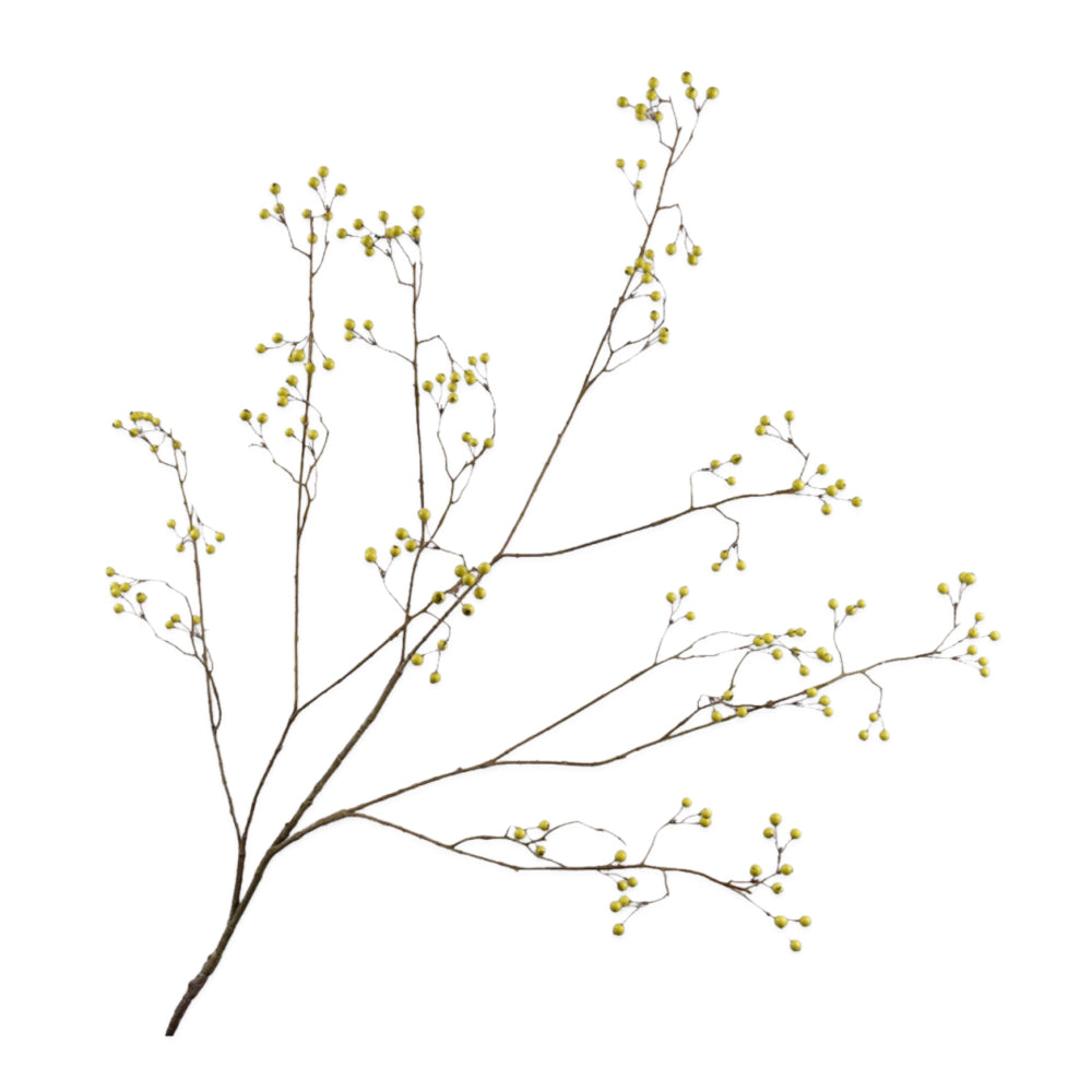 Zijden Bloemen - Silk-ka - Bessentak Groen