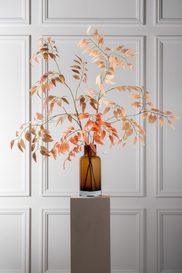 Zijden Bloemen - Silk-ka - Bladtak Bruin