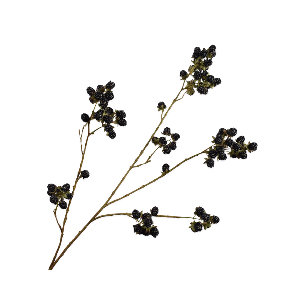 Zijden Bloemen - Silk-ka - Bramen Tak Zwart
