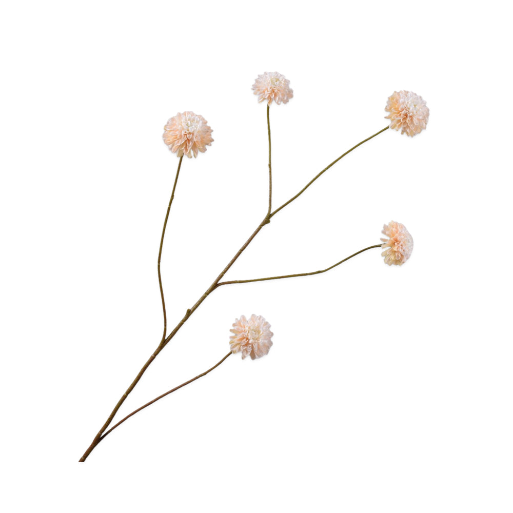 Zijden Bloemen - Silk-Ka - Dahlia Tak Crème