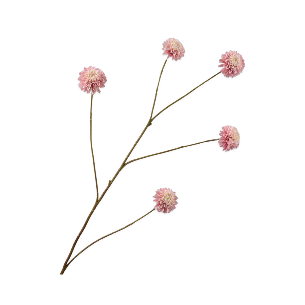 Zijden Bloemen - Silk-Ka - Dahlia Tak Roze