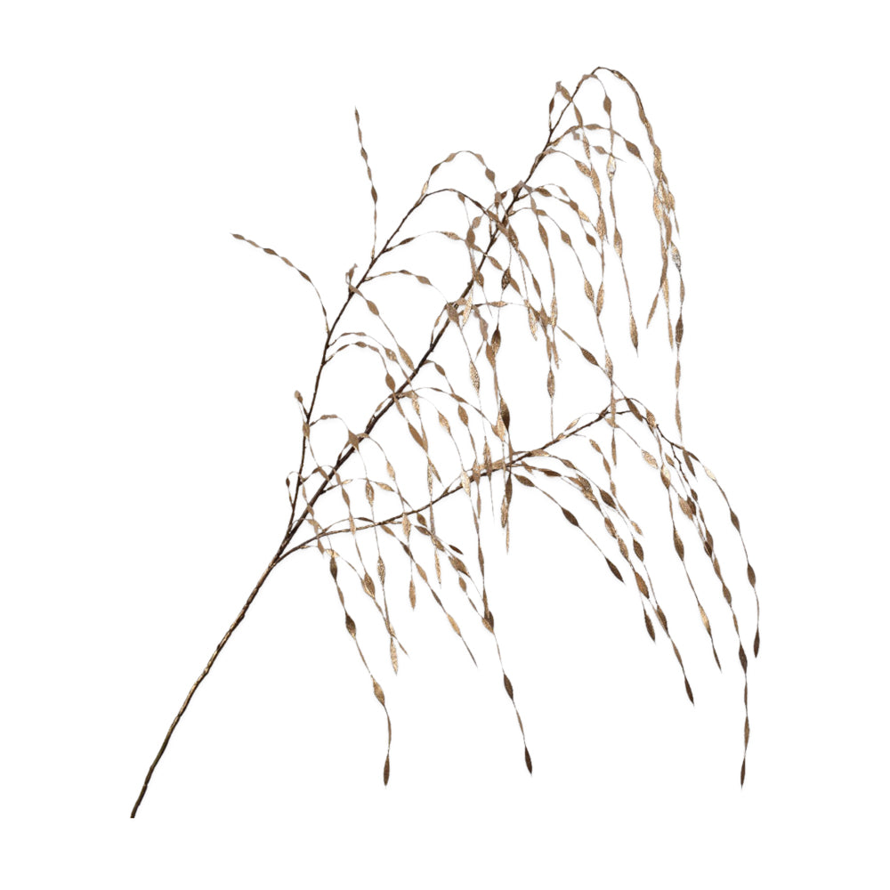 Zijden Bloemen - Silk-ka - Gras Tak Goud