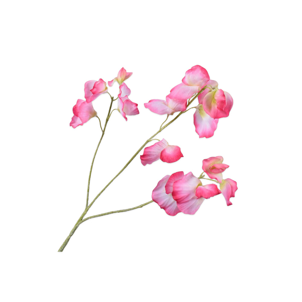 roze lathyrus tak - zijden bloemen