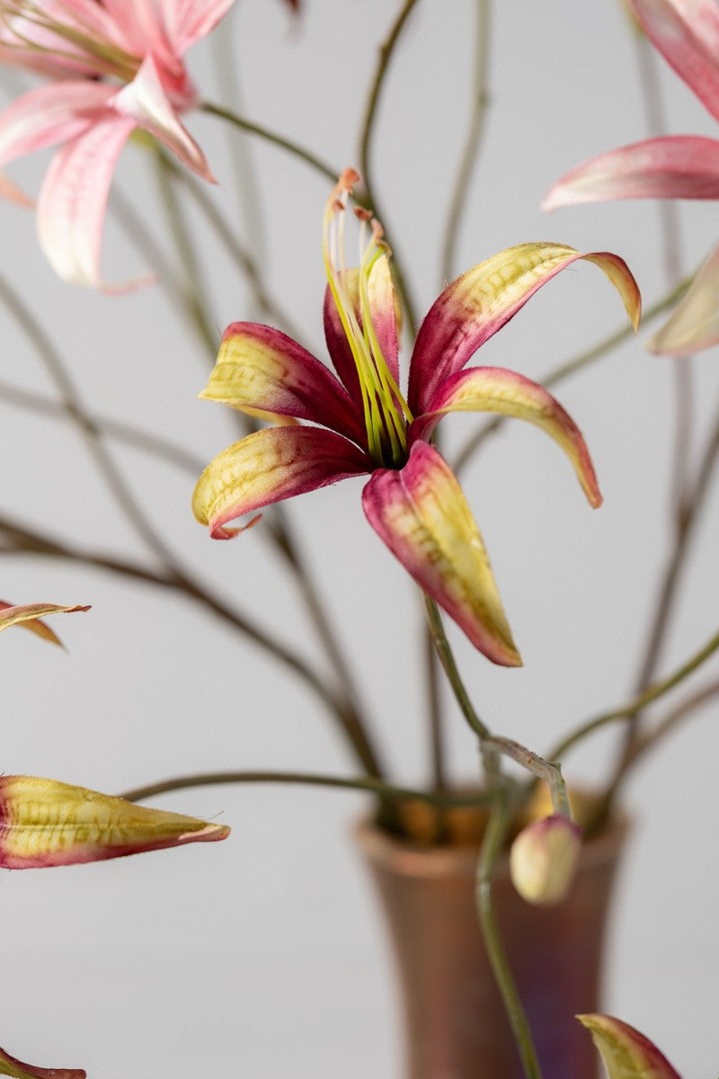 Zijden Bloemen - Silk-Ka - Paars/Groen