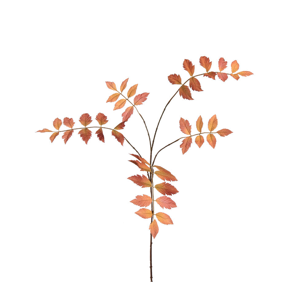 Zijden Bloemen - Herfstblad Oranje