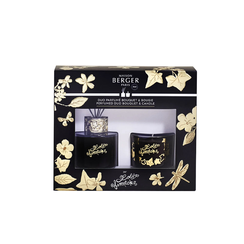 zwarte lolita duo cadeauset van lampe berger