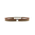 Qoss herenarmband uitgevoerd in cognac kleur met koord en leder met zilverkleurige sluiting cognac