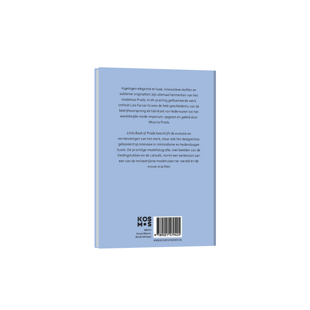 blauw tafelboek little book of Prada