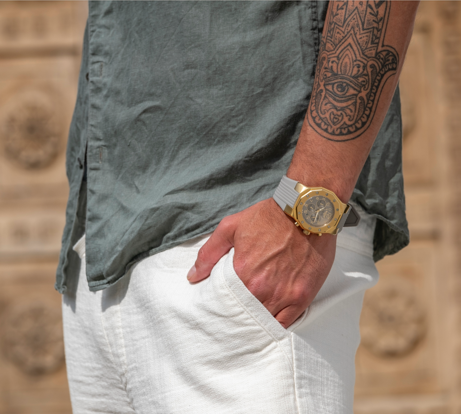 Ibiza Rebel Goud Grijs