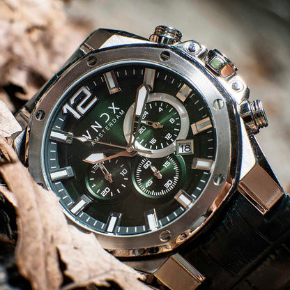 Detailafbeelding Heren horloge VNDX Amsterdam Chronograaf