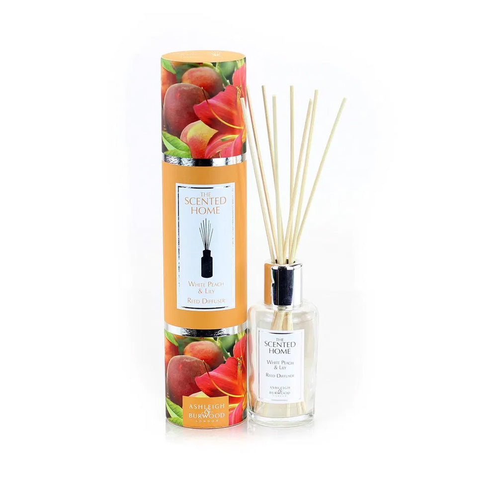 Ashleigh &amp; Burwood Geurstokjes - White Peach &amp; Lily