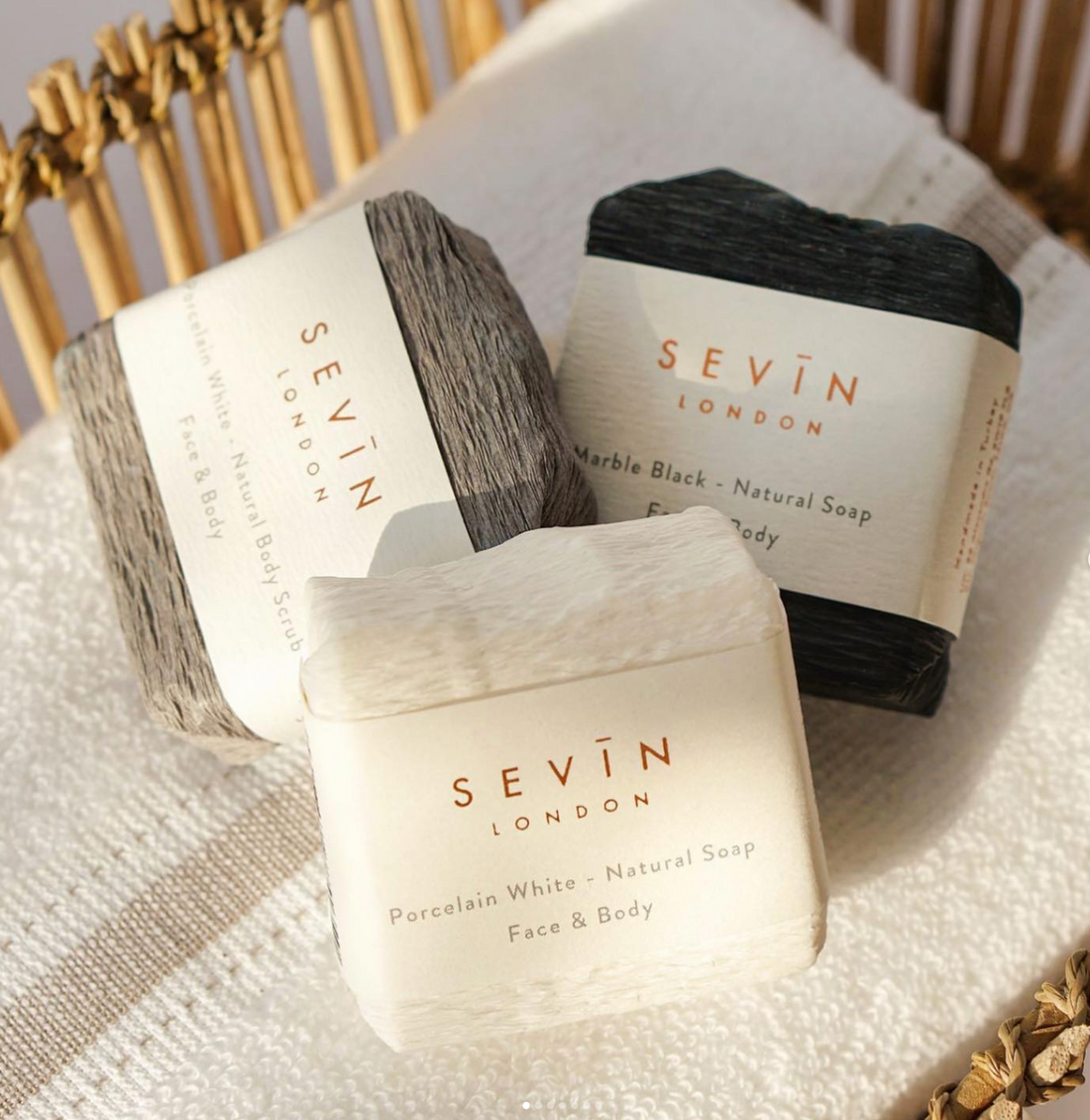 Sevīn London - Face &amp; Body Natural Soap - Fresh Clay