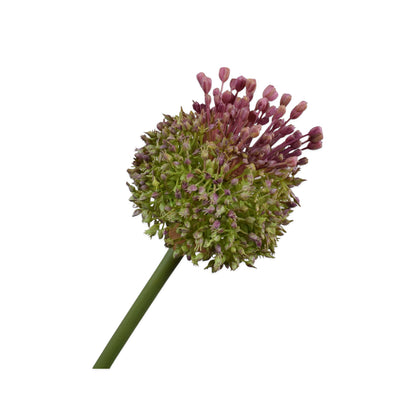 Zijden Bloemen - Silk-Ka - Distel Groen / Lila
